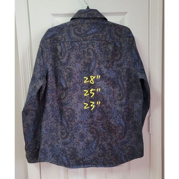 Tasso Elba Paisley-Print Shirt M - Picture 2 of 8